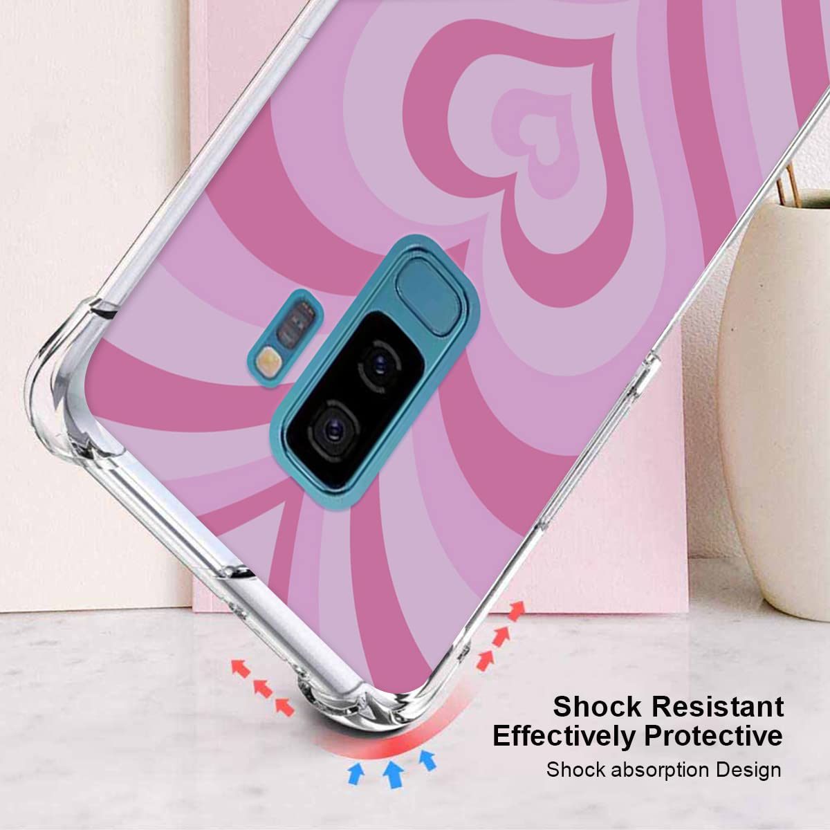 スマホアクセサリー Samsung s9 Amazon.com: E-Began Case for Samsung Galaxy S9 with Screen