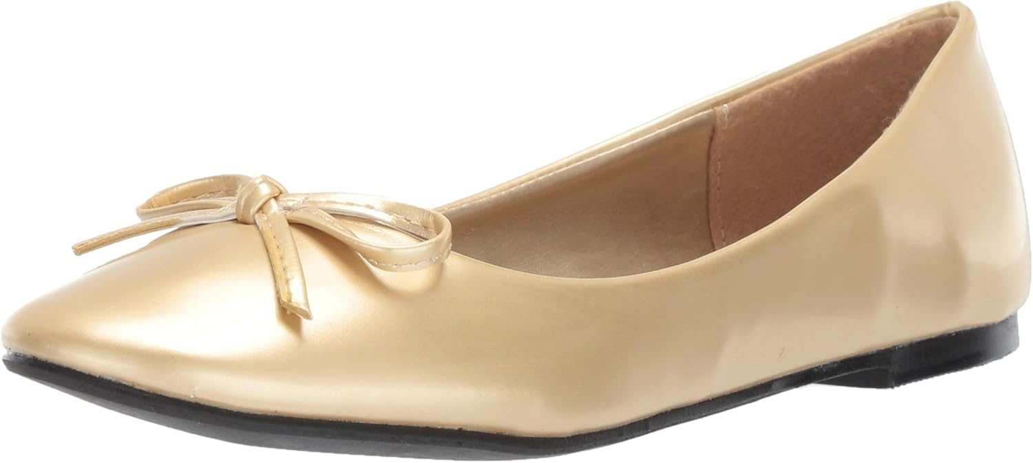 Ellie Shoes Unisex 016-MILA Ballet Flat, gld, 9 US Women