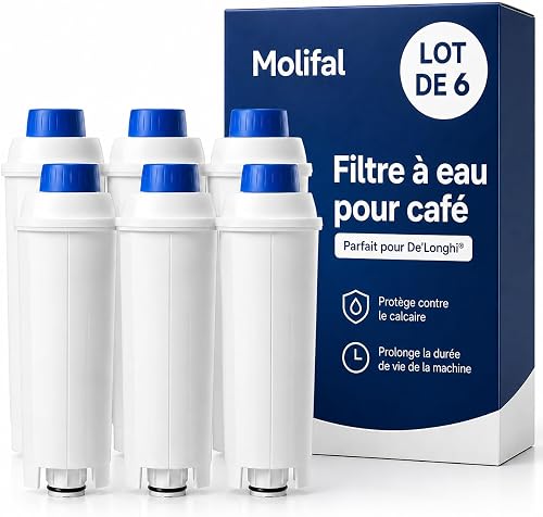Filtre à eau de rechange pour machines à café Delonghi D Molifal