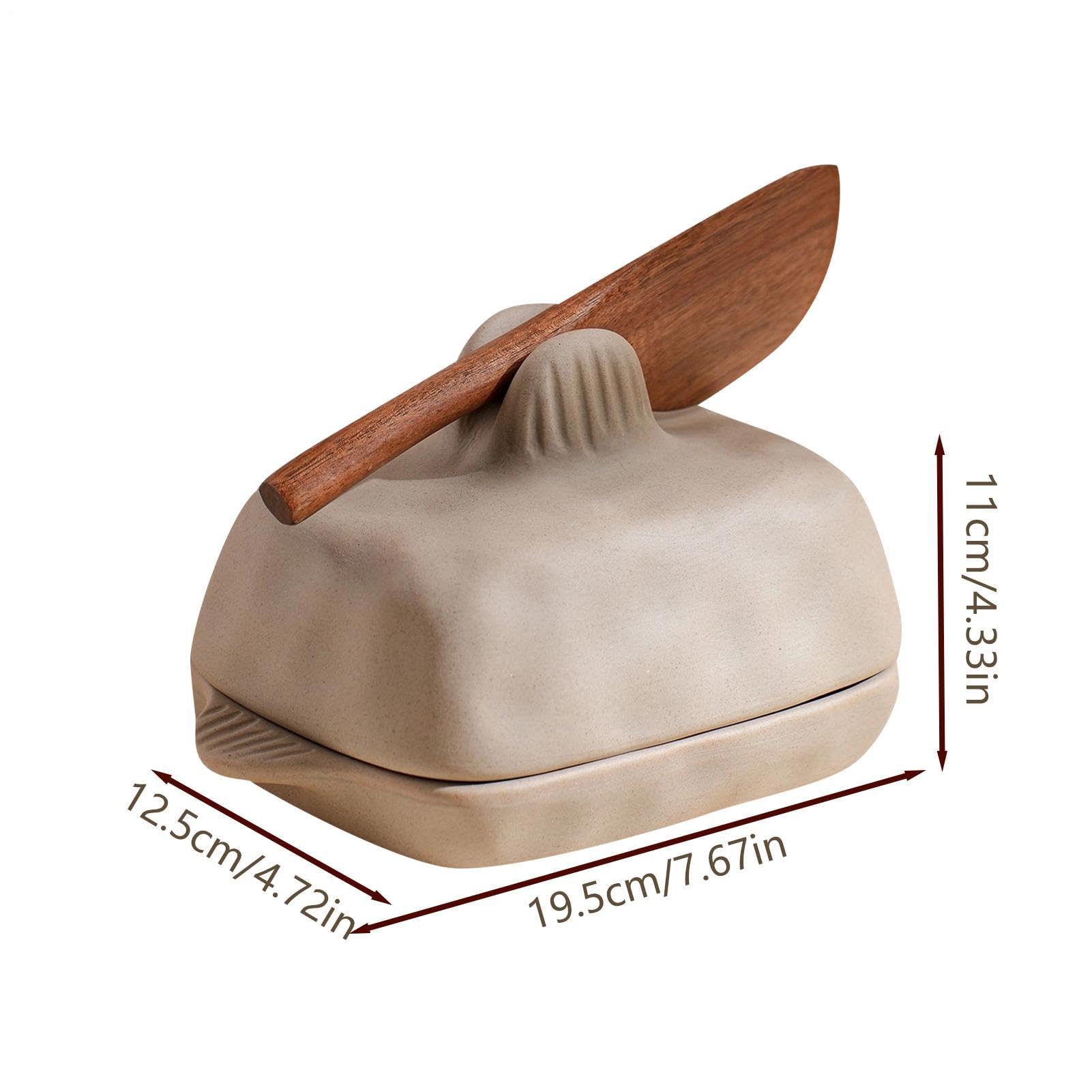 Butter Dish - de beurre en céramique avec rangement membre et cutter
