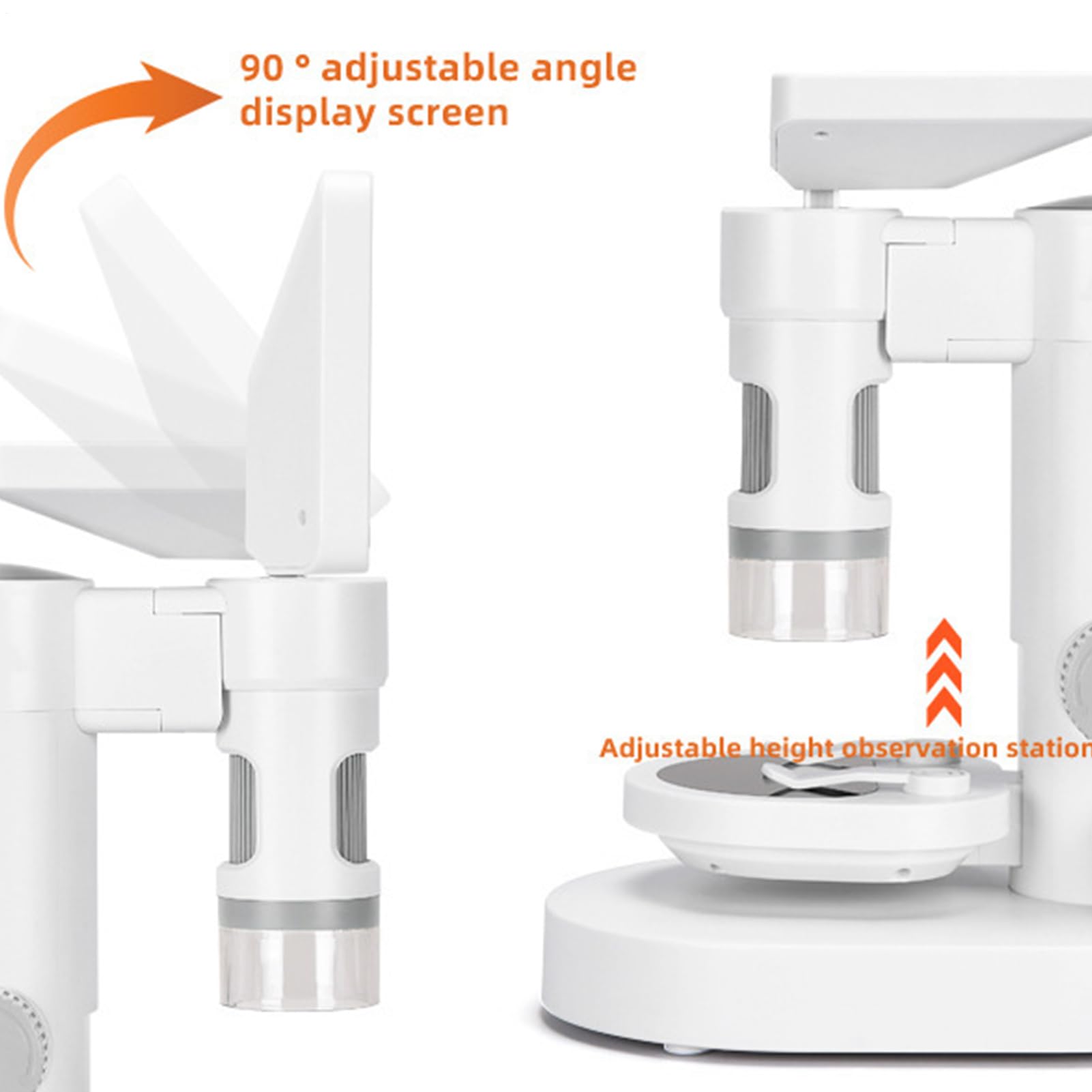 Microscopio Para Niños 100X-1000X Juguetes STEM | Lupa De Bolsillo Con Luz LED Para Niños Chicos Jóvenes Aprendices Entusiastas De La Ciencia Educación En Casa Aula Hogar