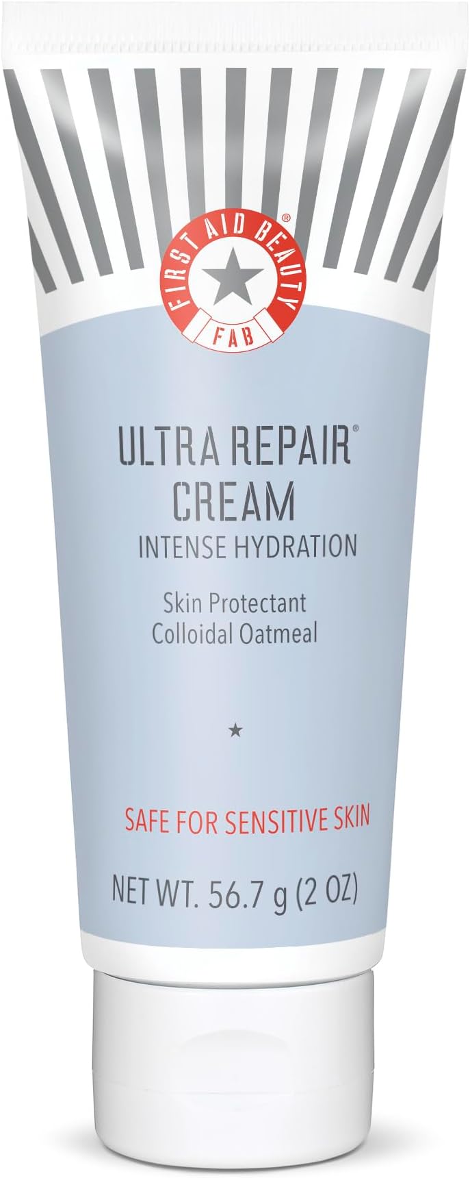 First Aid Beauty Ultra Repair Cream, Intense Hydration Face & Body Moisturizer with Colloidal Oatmeal, Helps Relieve Eczema, Dry Skin Barrier Repair, Fragrance Free