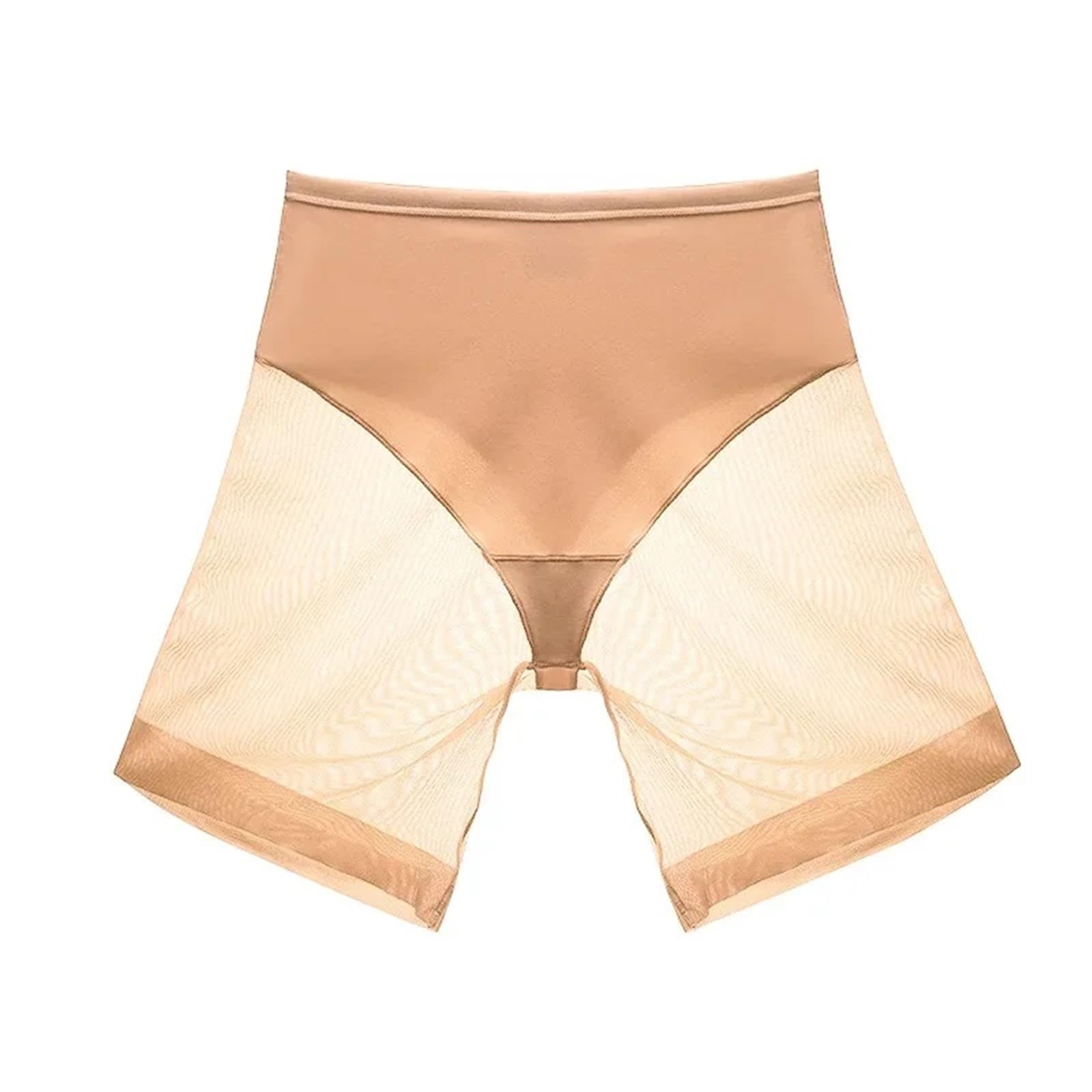 MMRTDJDR Majtki damskie w dużych rozmiarach Bielizna Szorty Shapewear Bezszwowe bokserki Majtki na brzuch z wysokim stanem