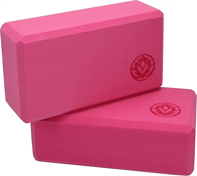 VonBueren Yoga Blocks Set of 2 - EVA Foam Yoga Blokken for Men & Women