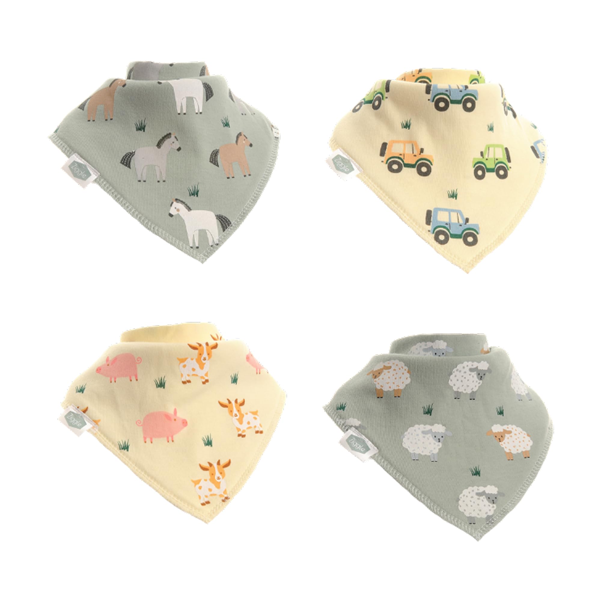 Bandana Dribble Bibs - Cotton Front Baby Bibs Newborn to 24 Months - Newborn Baby Gifts - Bibs For Comfortable Kids — view 17