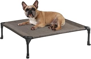 Veehoo Cooling Elevated Dog Bed Medium - Breathable Mesh Raised Pet Cot, Portable Indoor/Outdoor, 150lb Durable Steel Frame