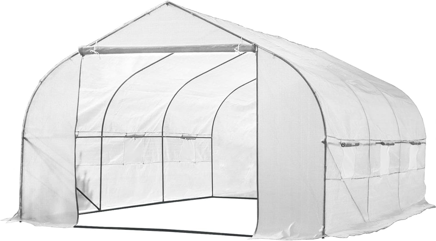 Biltek 11ft Portable Walk-in Garden Greenhouse Outdoor Green House for Fruits, Vegetables, Plants, and Flowers - 11' Long x 10' Wide x 7' High