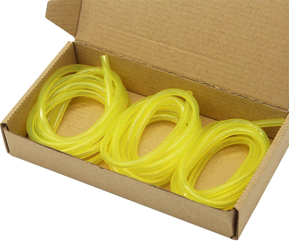 SWNKDG Set of 3 Universal Fuel Hose Pipe 2.5 x 5mm 3 x 5mm 3.5 x 5.5mm Petrol Hose Oil Hose Diesel Hose PVC Hose Trimmer Brush Cutter Mower (1.5m)