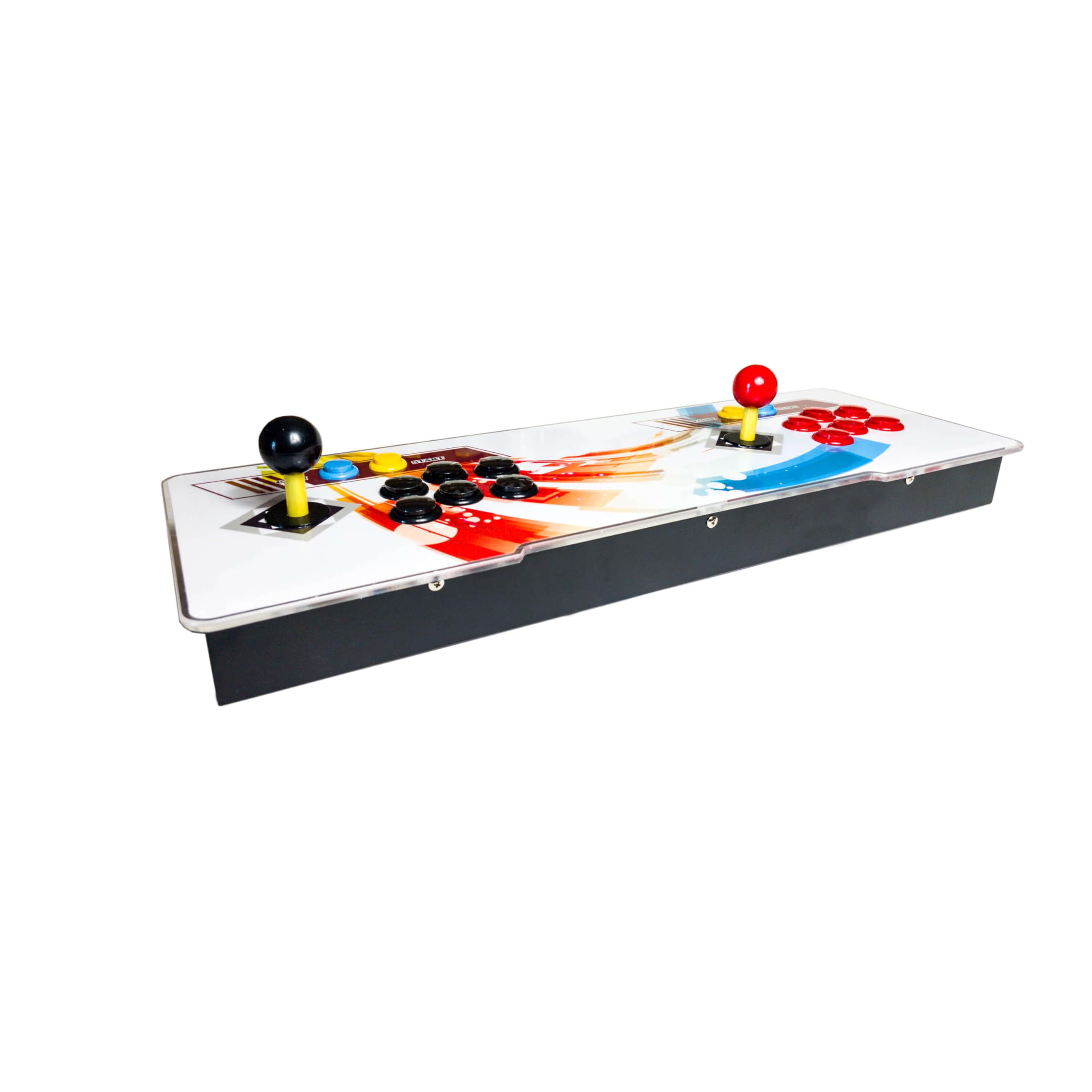 ONFIRE GAMES | PandoraBox E-SPORT | Console Arcade Standalone Con Più di 10000 Titoli Installabili Made in Italy | Tasti Personalizzabili e Controlli Arcade Classici (bianco)