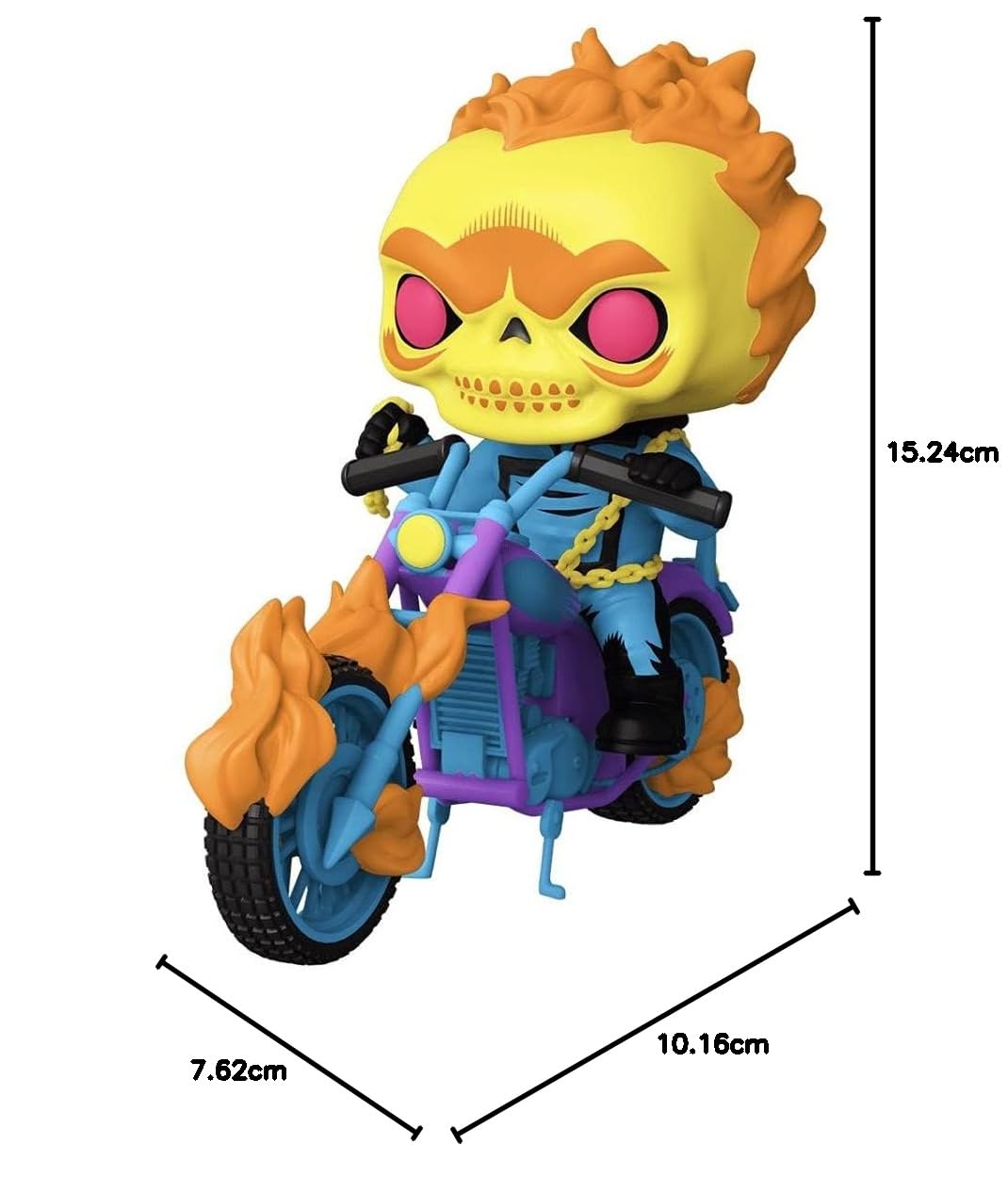 Funko POP! Marvel – Ghost Rider Deluxe Rides (Black Light) Vinyl