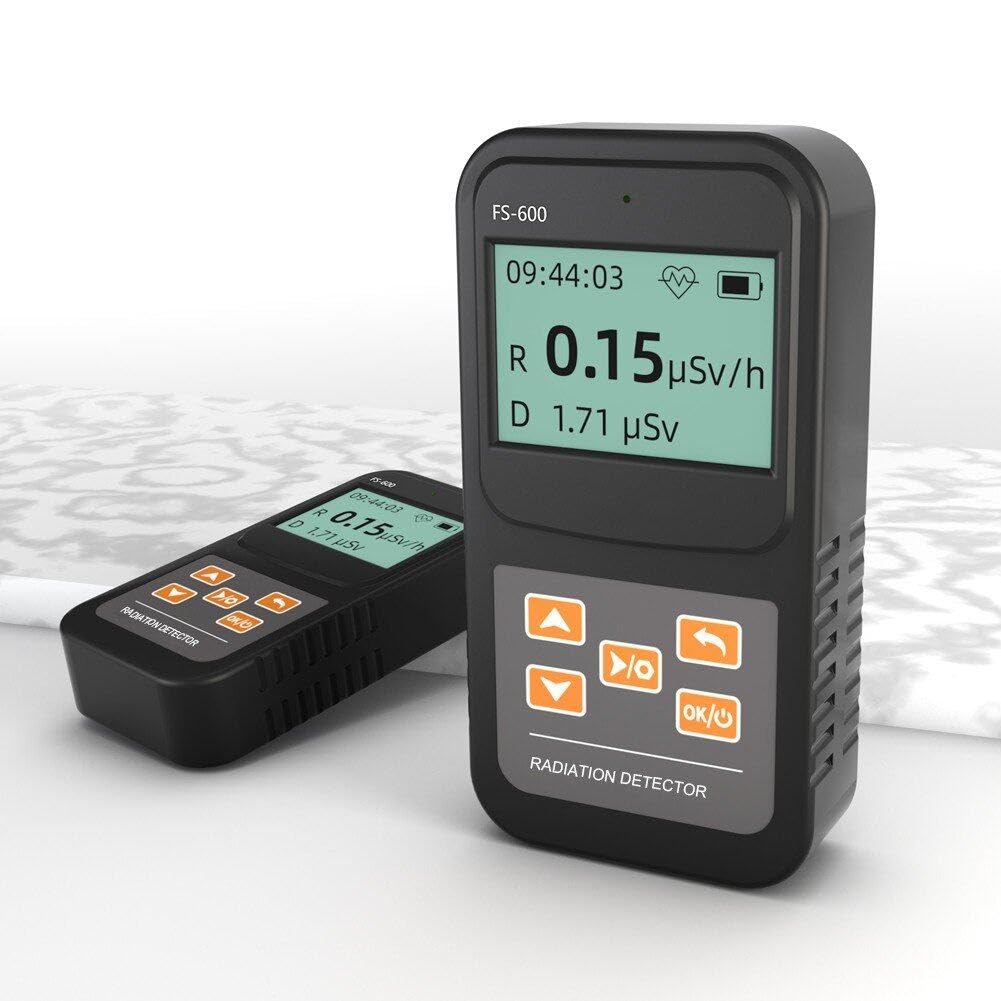Geiger Contador De Radiación Nuclear Alarma De Dosis De Alta Precisión Medidor De Radiactivo Gamma X Data Tester Dosímetro