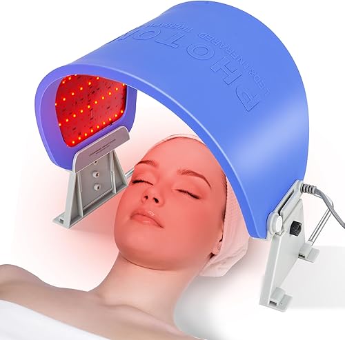 Hydraskincare - Terapia de luz LED de 3 colores para la cara, cuerpo, belleza, rejuvenecimiento de la piel, cuidado de la piel