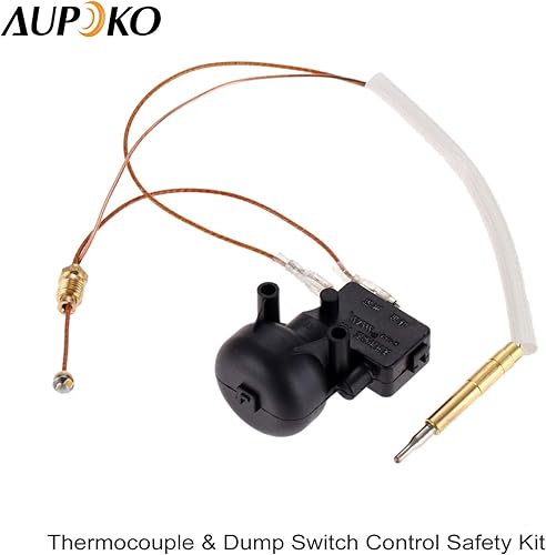 Miniatura 2 de Aupoko Gas Patio Heater Parts Thermocouple and Anti Tilt Switch, Gas Patio Heater Safety Kit, Fits for Patio and Room Heater Garden Outdoor Heater