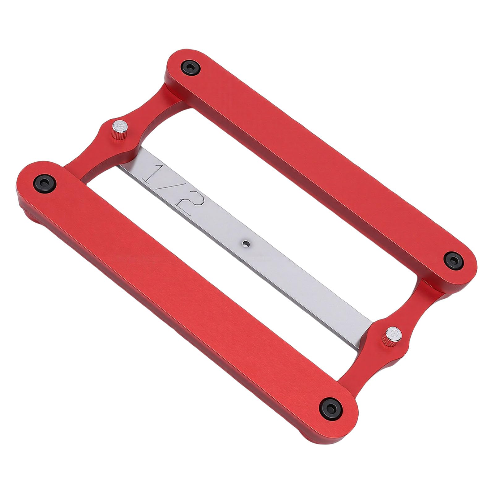 Walfront Calibro di Centraggio per Falegnameria, Strumento Autocentrante | Aste in Acciaio Inox, Dima CNC di Precisione per Fori e Linee Parallele