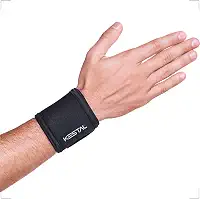 Kestal Protetor de Punho, munhequeira, tala Preto, Único