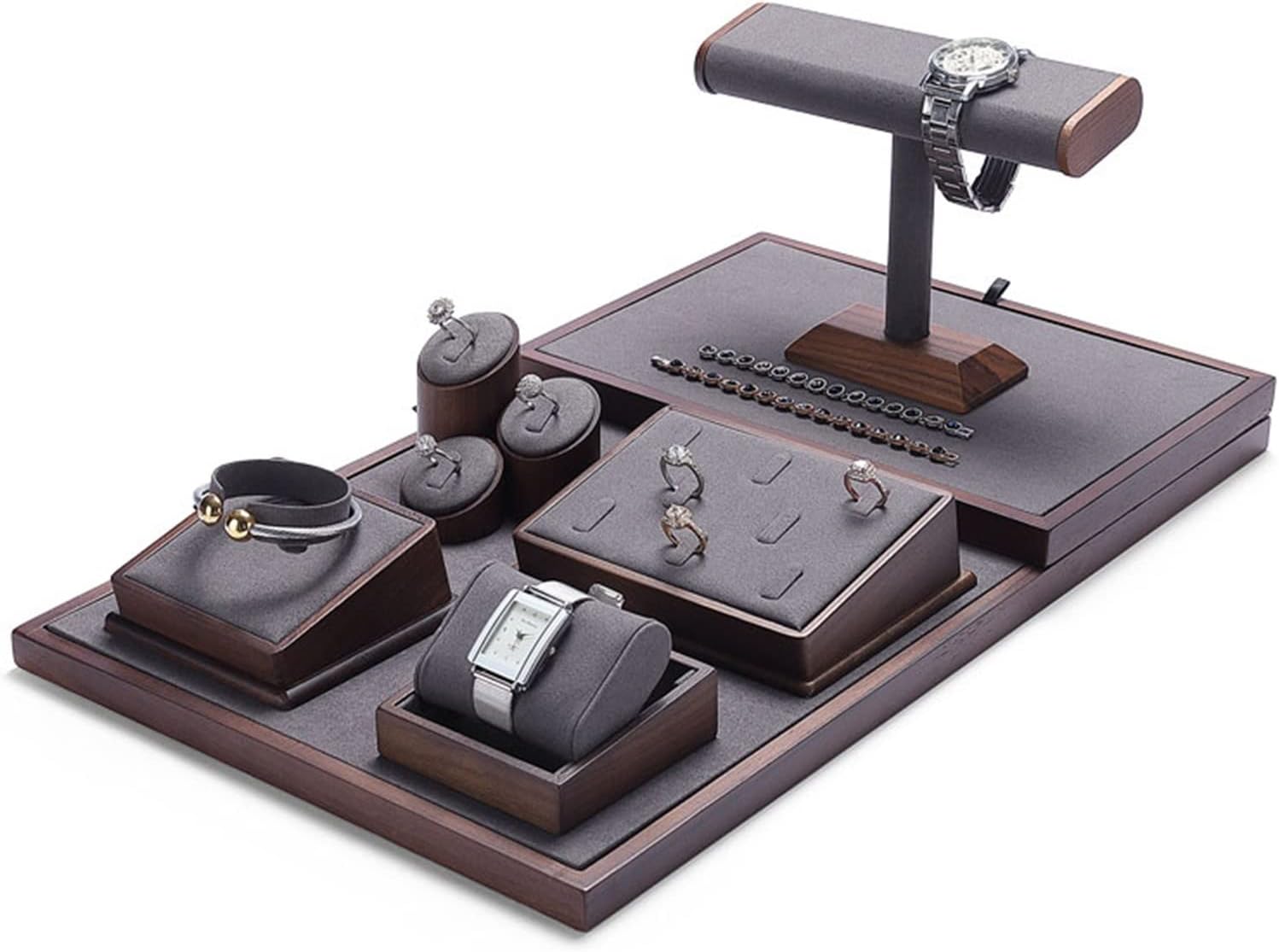 茶道具 染付 桜川 櫻川 水指 共箱 膳所焼 五角 水差 水入れ 岩崎新定