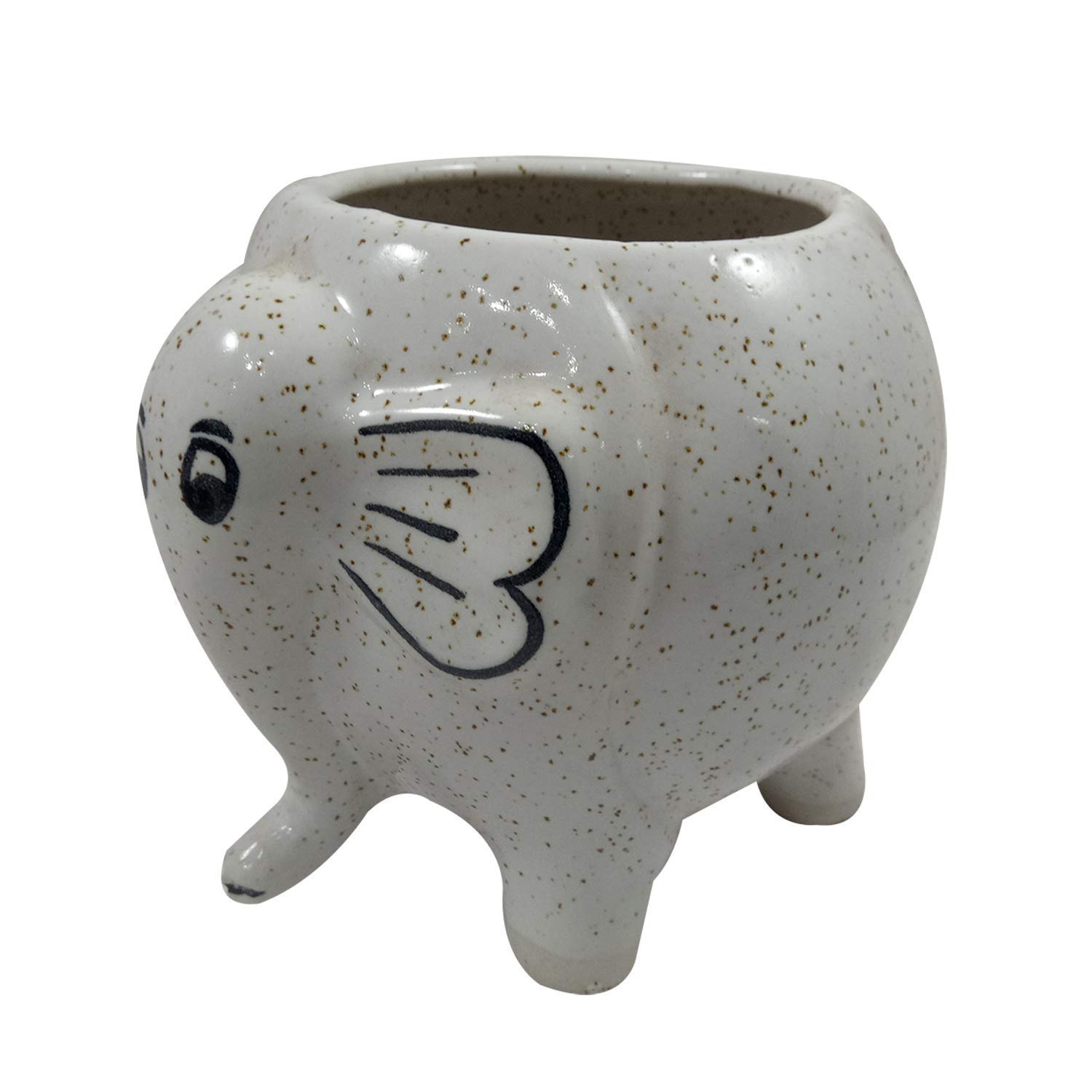 India Meets India Handicraft Ceramic Flower Pots Ceramic Planter Plant Pots Indoor Outdoor Planter, Best Gifting, Made by Awarded Indian Artisans