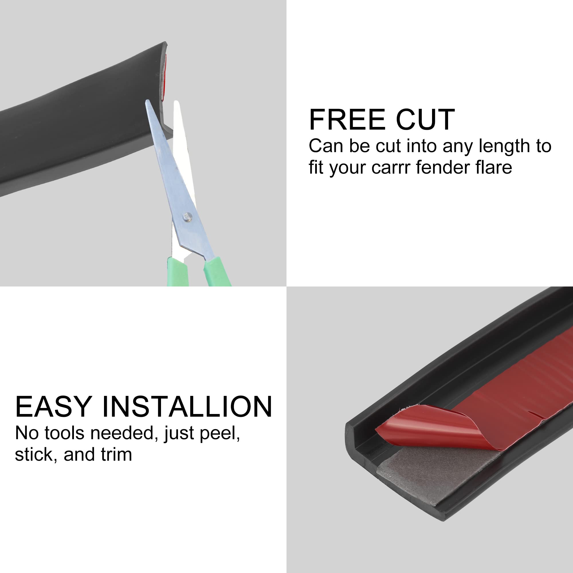 MOULURE PASSAGE DE Roue Garde-Boue Antérieur Droit Aixam 721 Sport