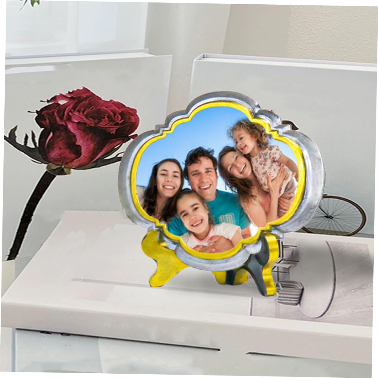 IWOWHERO Resin Molds Silicone 1 Set Photo Frame Mold Set DIY Picture Frame Molding Versatile Craft Material