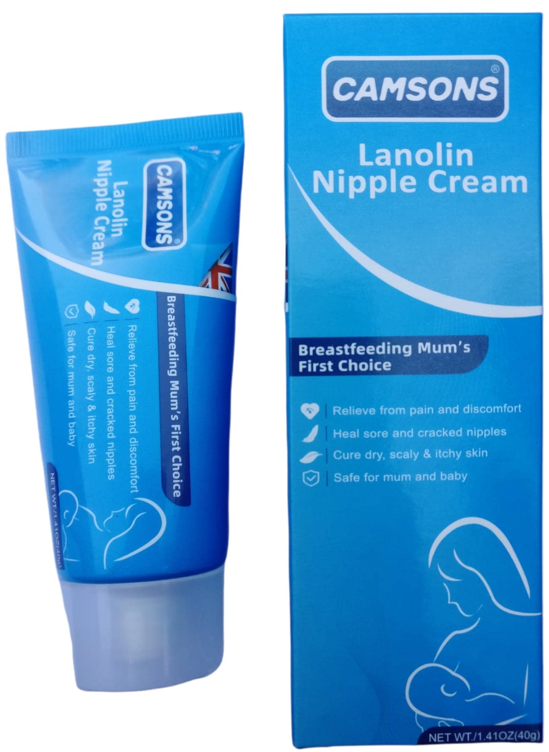 Buy CAMSONS Lanolin Nipple Cream Heal Sore and Cracked Nipples of