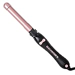 The Beachwaver Co. B1 Rotating Curling Iron - Automatic 1 Ceramic Curling Iron - Easy-to-Use Spinning Wand for Long-Lasting Waves, Auto-Shut Off, Travel-Friendly, Dual Voltage (BW160), Midnight Rose