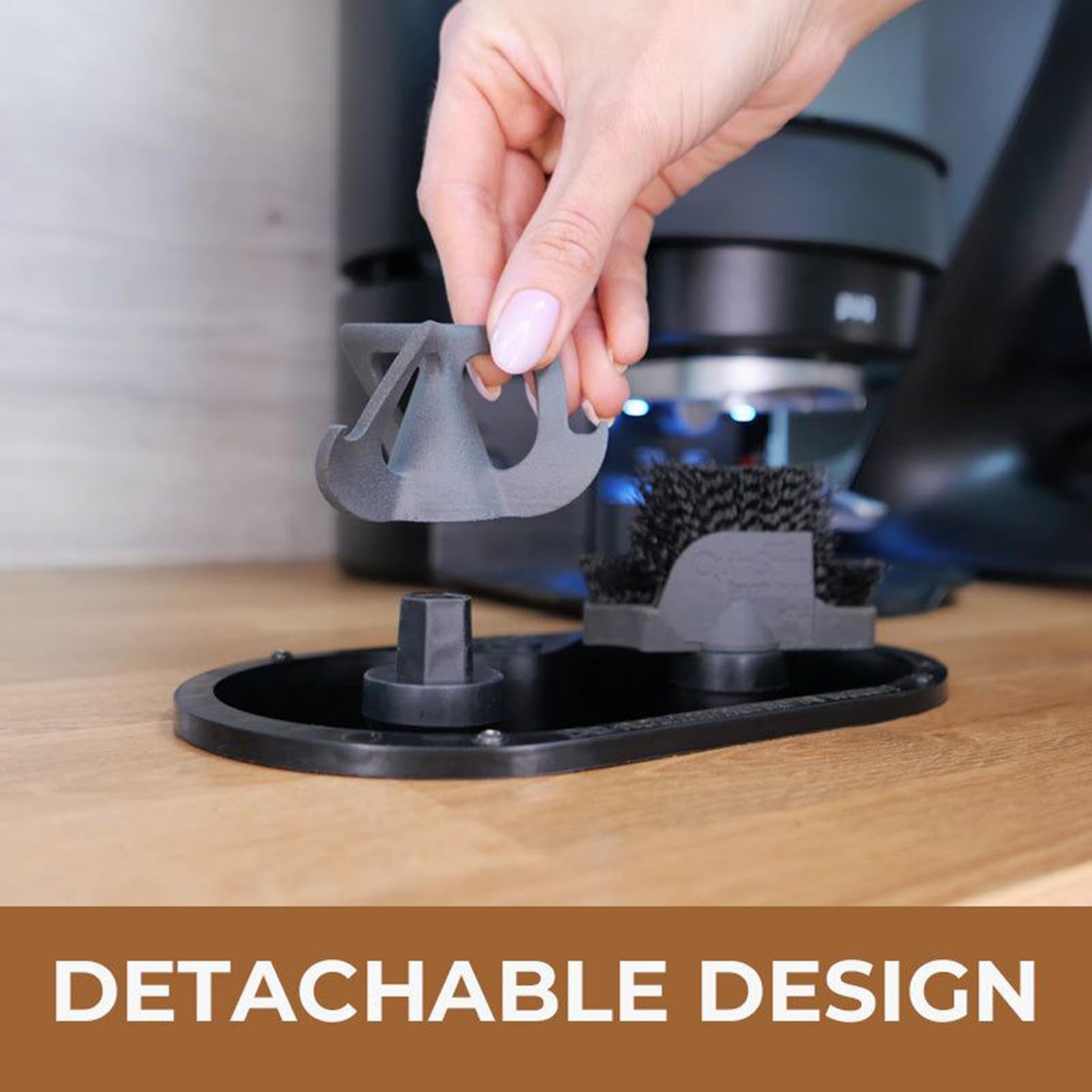 2025 Nouveau Kit De Nettoyage De Porte-Filtre À Café, Nettoyeur Électrique Automatique Marc Café, Compatible avec Les Porte-filtres De Machine À De 51/53/58 Mm, Idéal pour Un Usage Domestique