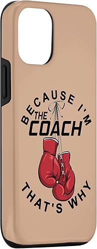 Miniatura 3 de iPhone 13 Divertido Boxeo Kickboxing Porque soy el entrenador por eso caso