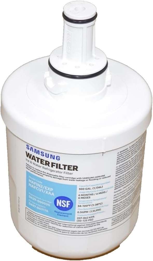 Samsung DA29-00003G Aqua-Pure Plus Refrigerator Water Filter, 1-Pack