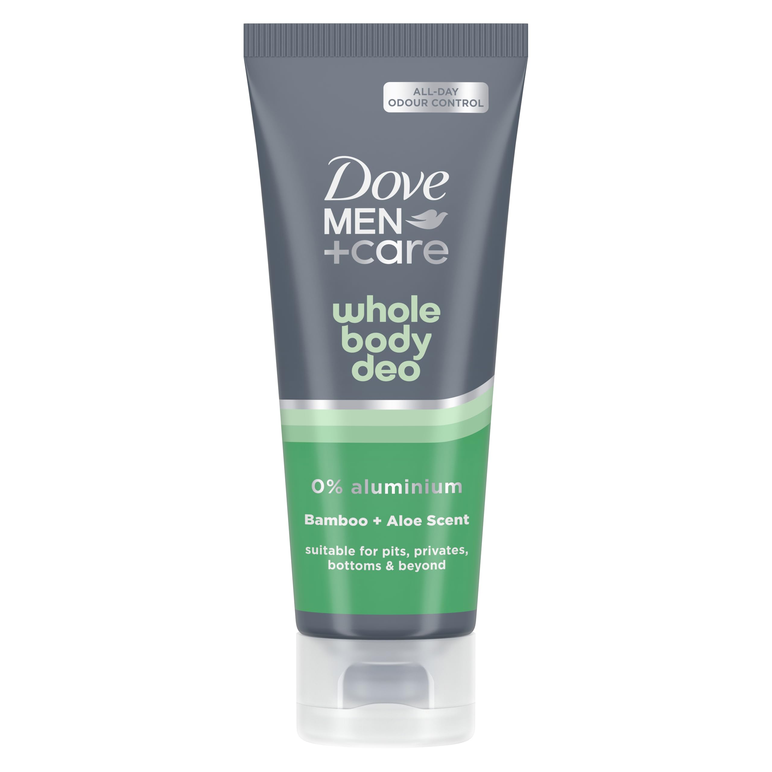 Dove Men+Care Bamboo & Aloe Whole Body Deodorant Cream 0% aluminium deodorant for men for all-day odour control 75 ml
