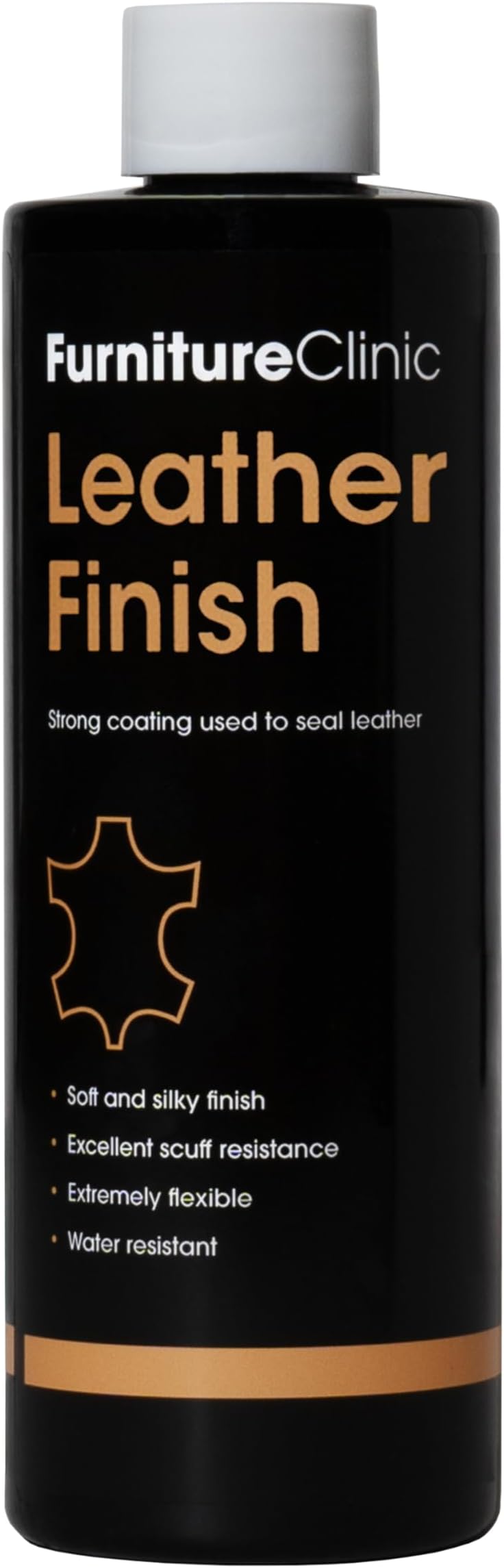 Leather Sealant - 250ml, Gloss Finish. Suitable for Leather Sofas, Car interiors, Handbags, Furniture & More