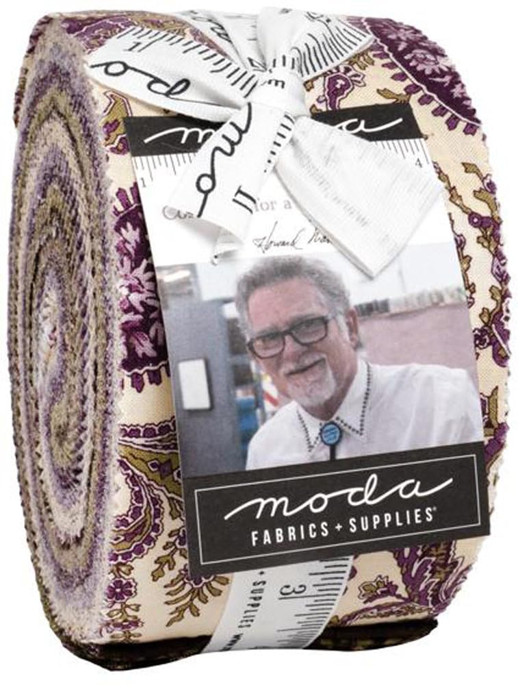Moda Fabrics Assorted Howard Marcus Collections For A Cause Essence Jelly Roll 40 2.5-Inch Strips 46270Jr