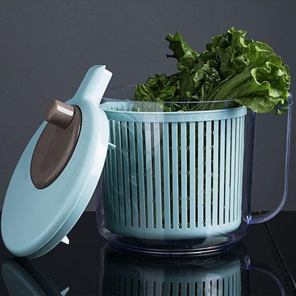 Centrifuga Per Insalata In Acciaio Inox - 5 Litri, Per Lavare E Asciugare Verdura E Frutta - Foto 10