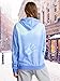 AINIKO Unisex Adult Heat Reactive Color Changing Sweatshirt Fashion Casual Hoodie for Men and Women Light Blue