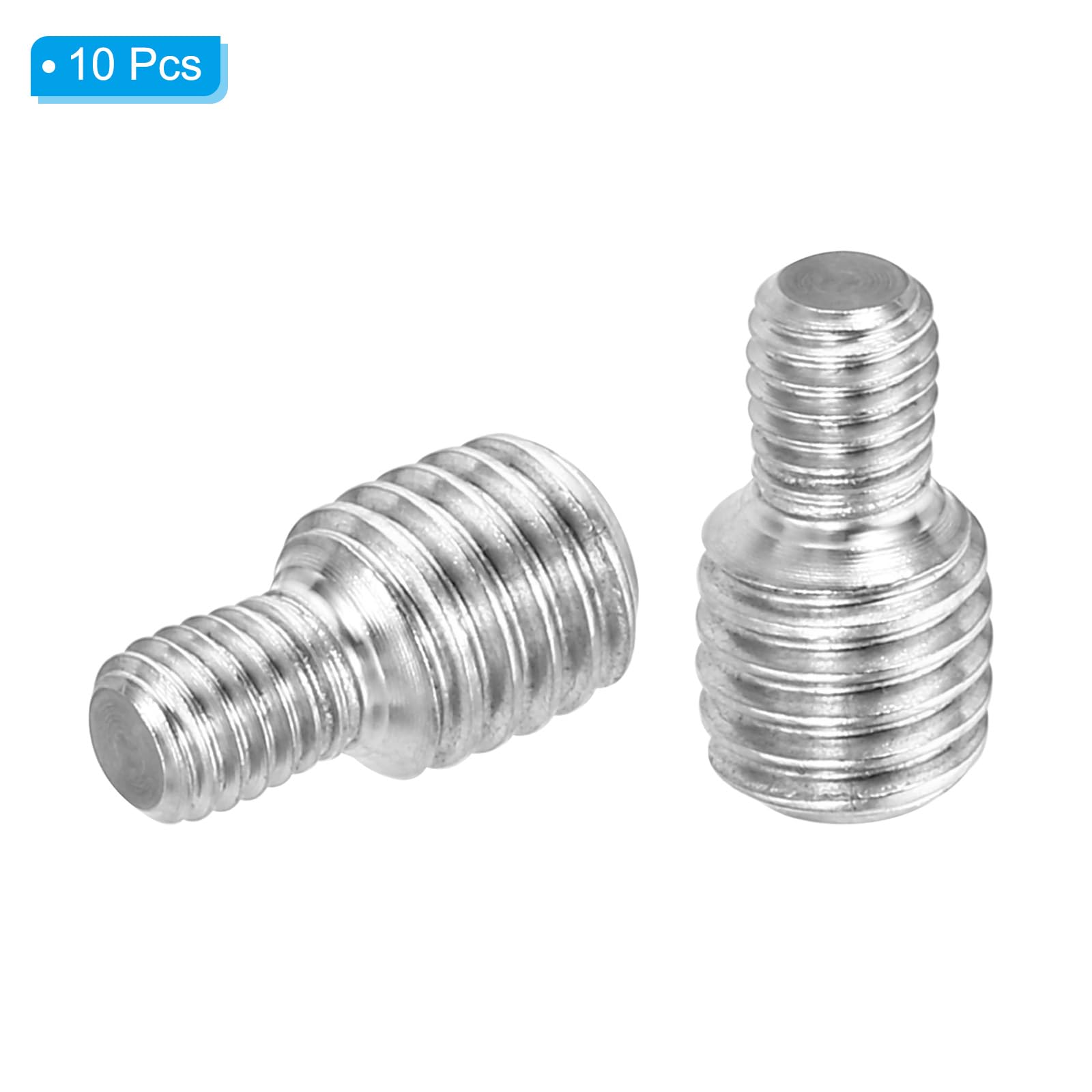 PATIKIL M5x6mm to M8x8mm Double End Threaded Stud Screw Bolt - Image 3