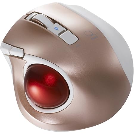Amazon Co Jp Digio2 Q 小型 トラックボール Bluetoothマウス 静音 5ボタン ピンク 48375 パソコン 周辺機器