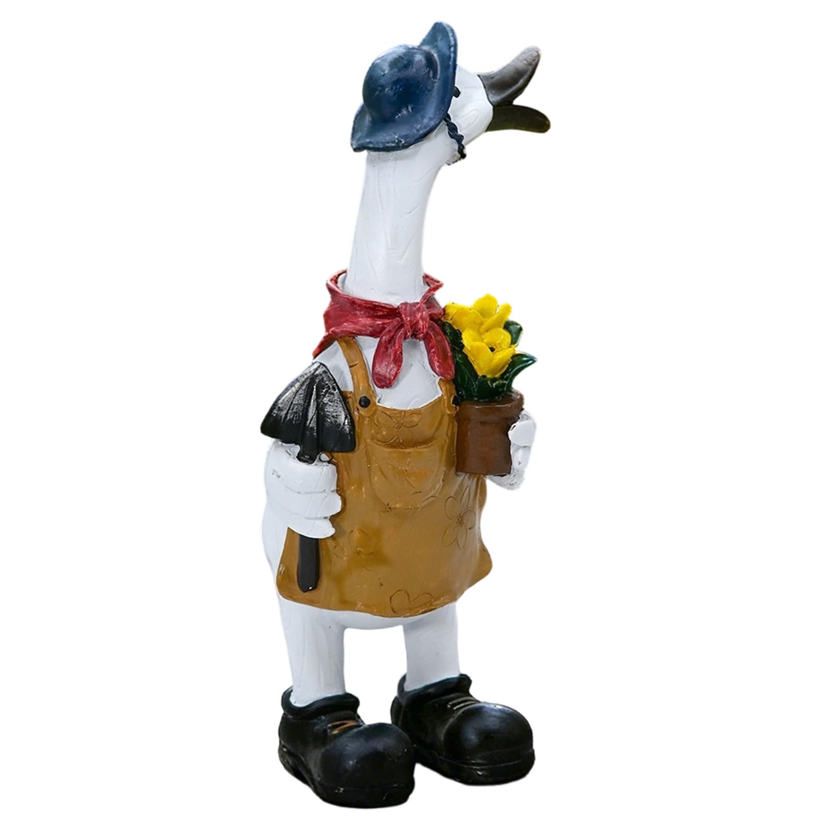 Statue canard pour arrière-cour et étang de jardin réaliste