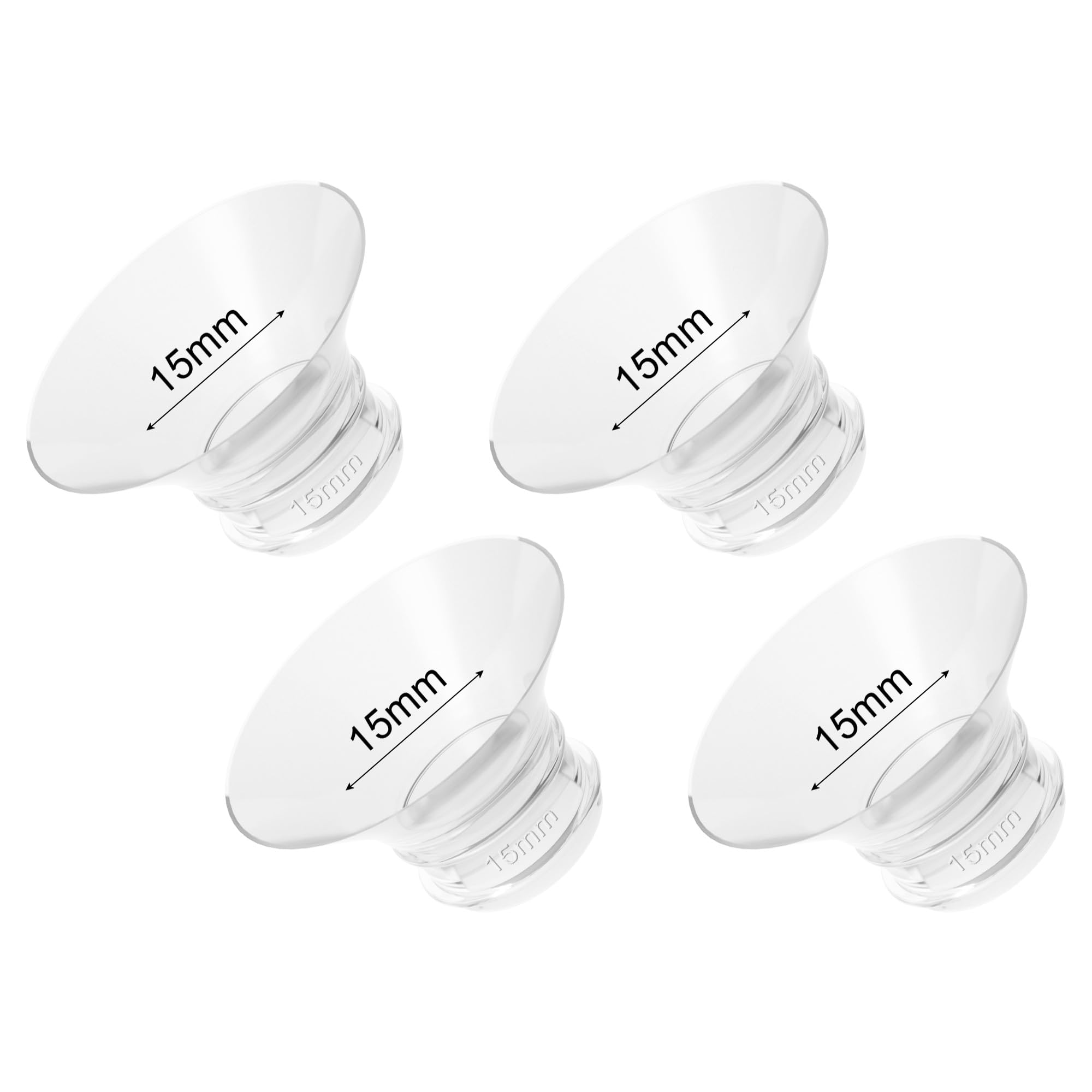 6pcs Flange Insert 17/19/21mm,Compatible With Momcozy S12/S12pro/S9/S9pro/TSRETE/Spectra/Medela/Elvie/Willow 24mm Breast Pump Shields/Flanges,Reduce