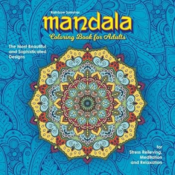 Paperback Mandala Coloring Book for Adults: 4 Stress Relief Collections for Every Skill Level (Beginner, Intermediate, Advanced, Expert) Book