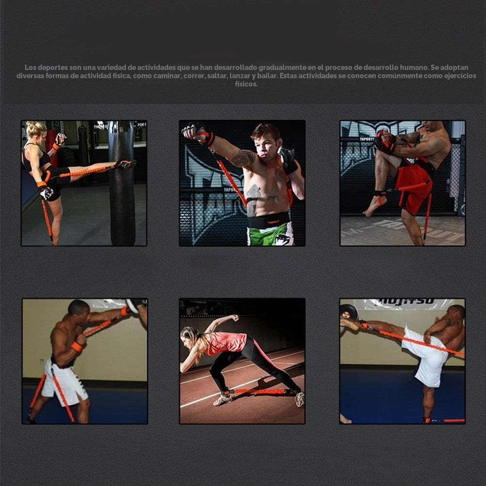 YNXing Fuerza de Las piernas y Sistema de Correas de Entrenamiento de la Agilidad Cuerda de Entrenamiento de la Fuerza para el Fútbol Baloncesto Taekwondo Yoga Equipos de Boxeo