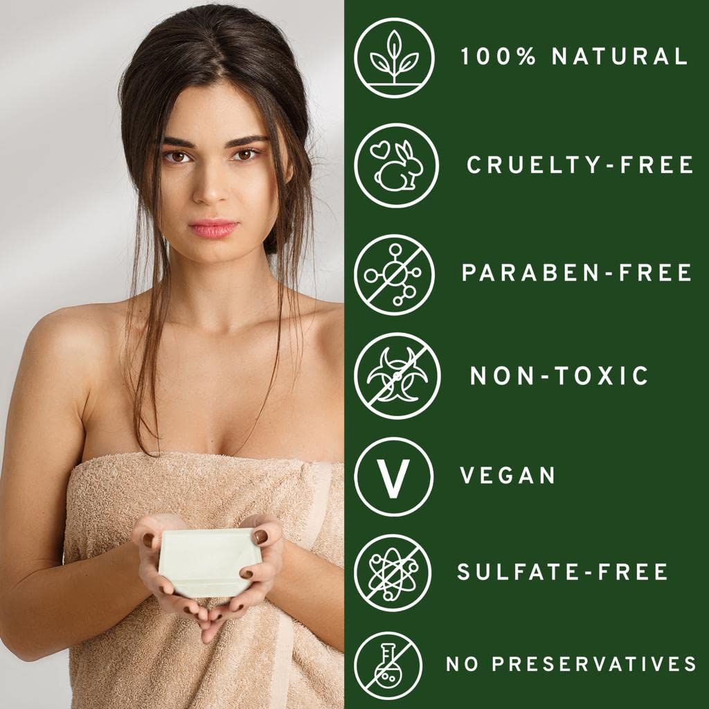 Tea Tree Oil Soap Bar for Face & Body, 4oz – Antifungal Antiseptic Natural Remedy Skin Cleanser – Pure Essential Oil Infused Skincare Cleansing Anti Fungal Bar Soap for Fungus, Ringworm, Acne : Beauty & Personal Care