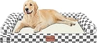 Vista 119 de Cama grande para perros ortopédica lavable: camas con almohada XL para perros grandes, sofá de espuma viscoelástica, impermeable, funda extraíble