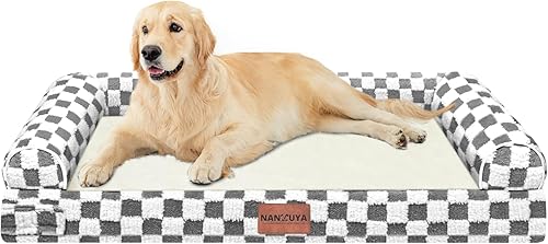 Miniatura 119 de Cama grande para perros ortopédica lavable: camas con almohada XL para perros grandes, sofá de espuma viscoelástica, impermeable, funda extraíble