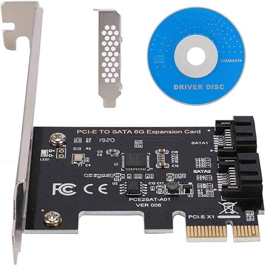 PCI-E SATA Expansion Card 2-Port