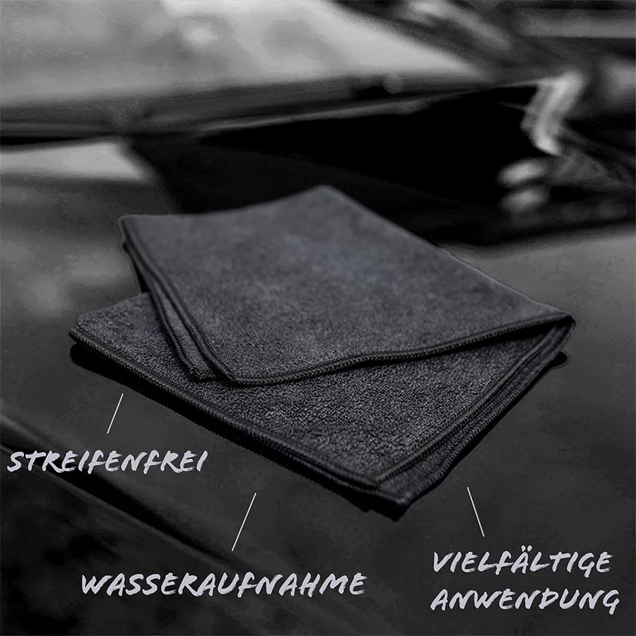 VIOVIE Clean 'n' Polish Cloth 37 x 37 cm Microfibre Cloth Cleaning Cloth for Car Kitchen - Image 4