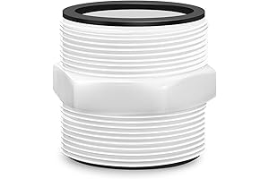 Vital Pool Accessory: 1 1/2 Inch Pool Hose Connector for Enhanced Water Flow