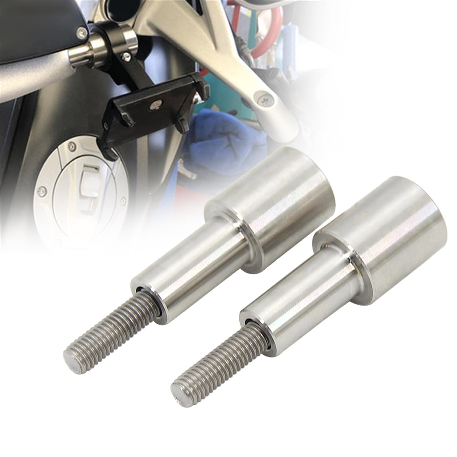 Motorrad Für BMW R1200RT 2005 2006 2007 2008 2009 2010 2011 2012 2013 Handy-Navigation Halterung Zubehör (Color : 2pcs)