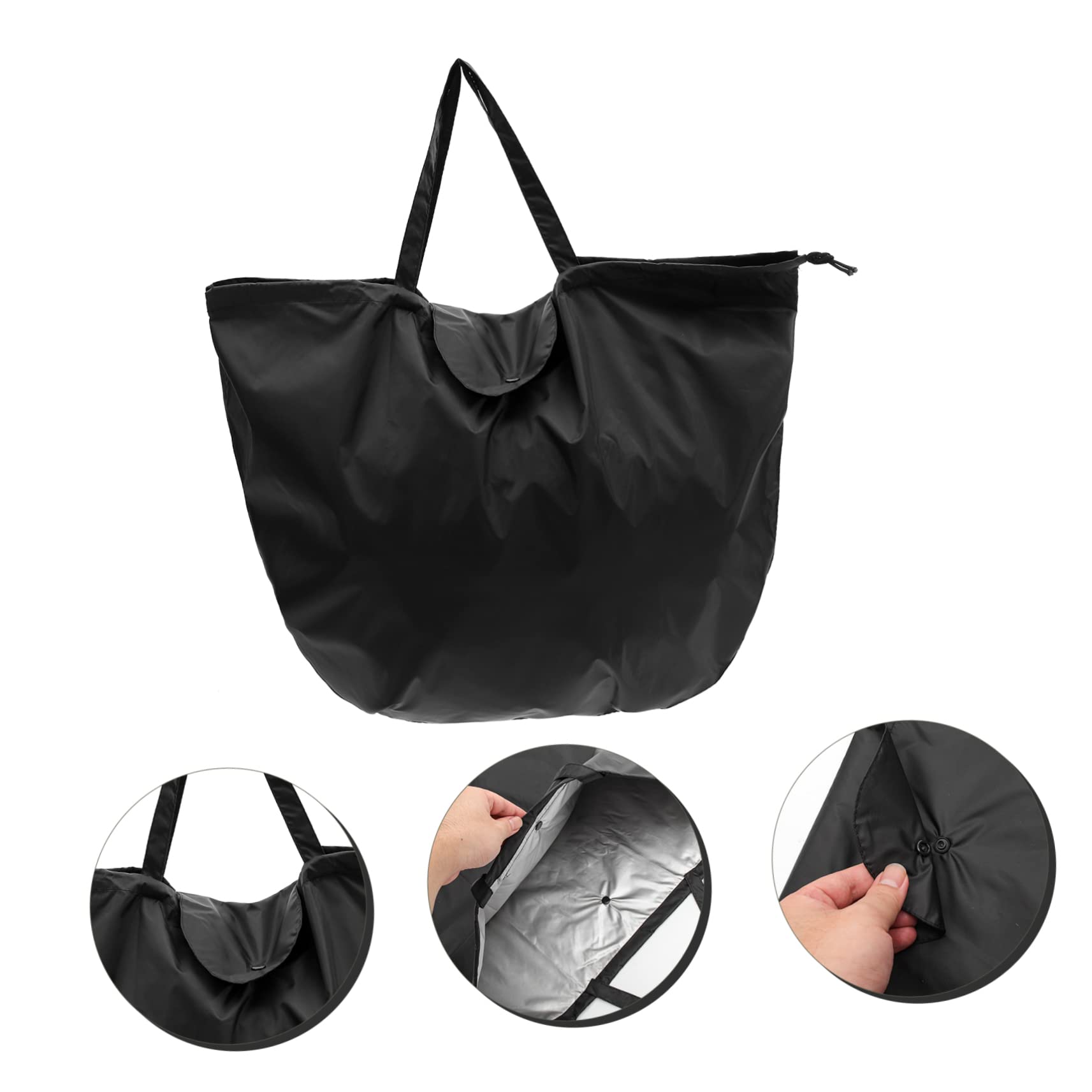 Zerodeko Storage Pouch Oxford Cloth Organizer Bag for Motorcycle Electric Bike Durable Sundries Bag for Outdoor Travel