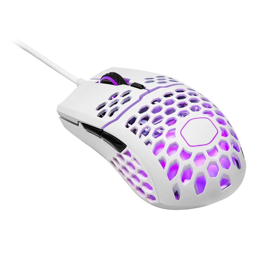 Amazon.com: Cooler Master MM711 60G Glossy White Gaming