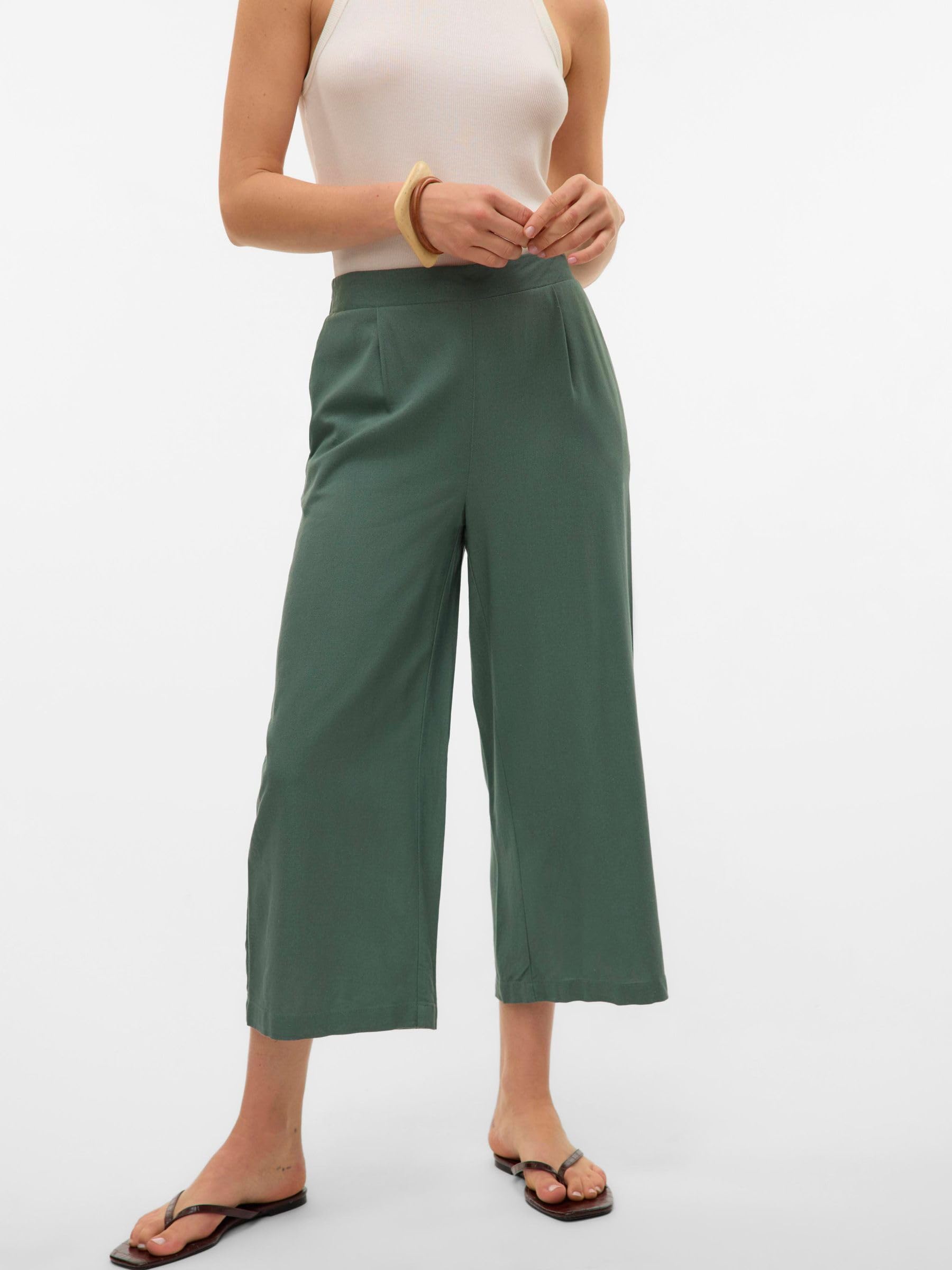 VERO MODA Female Culotte VMMYMILO Hohe Taille Hose