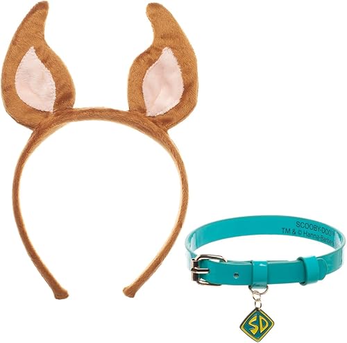 Bioworld Scooby-Doo Accesorios de Cosplay Scooby Doo Diadema Scooby Doo Regalo - Accesorios Scooby Doo Collar Scooby Doo, Multi colorido